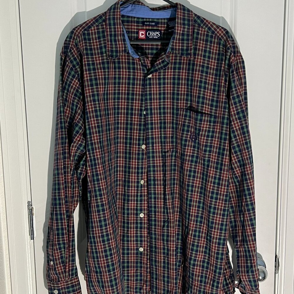 Chaps Long Sleeve Button Down